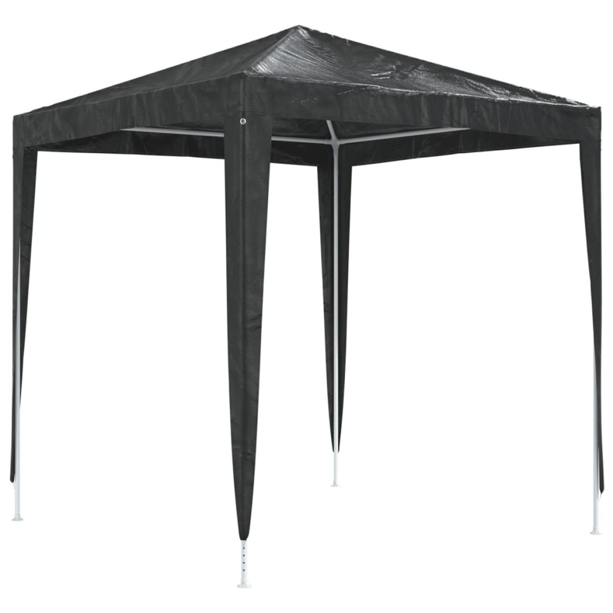 Carpa para celebraciones profesional gris antracita 2x2 m