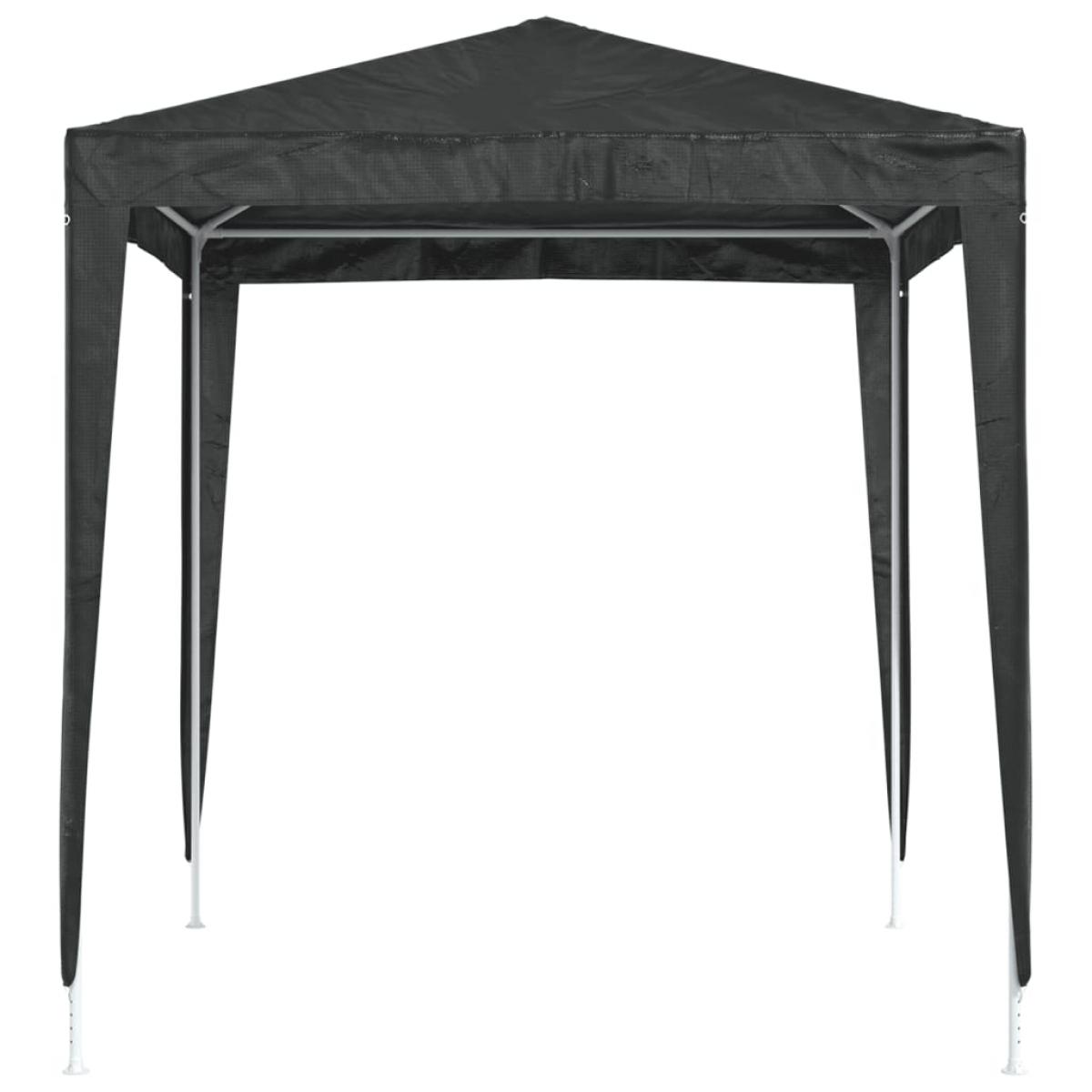 Carpa para celebraciones profesional gris antracita 2x2 m