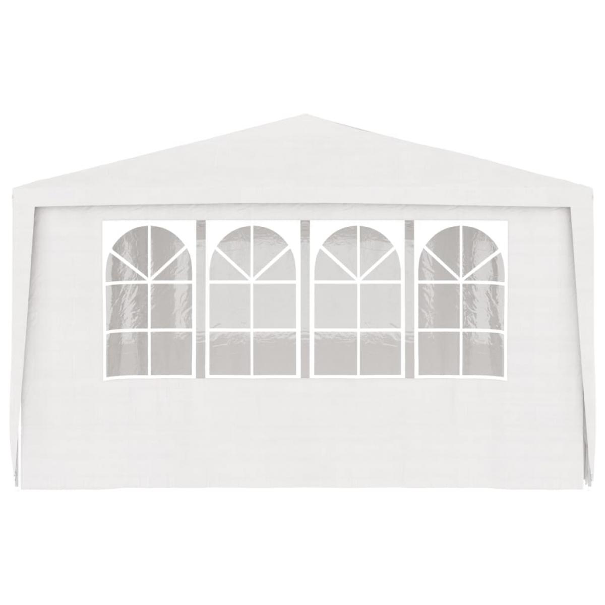 Carpa profesional para fiestas con paredes blanco 90 g/m² 4x6 m