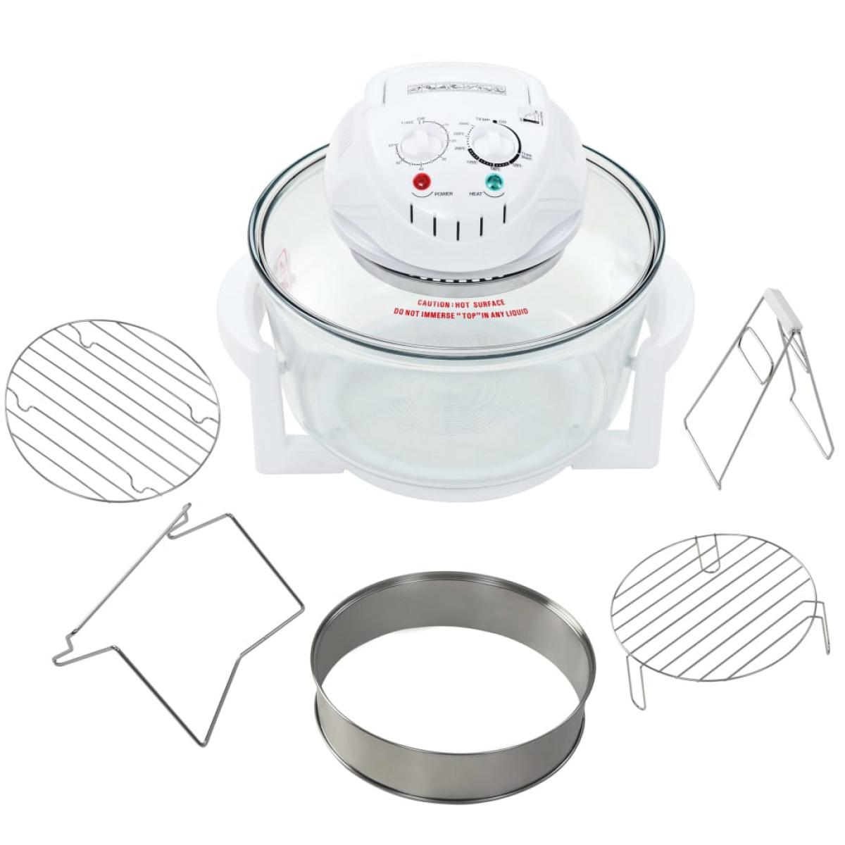 Horno de convección halógeno con anillo de extensión 1400W 17 L