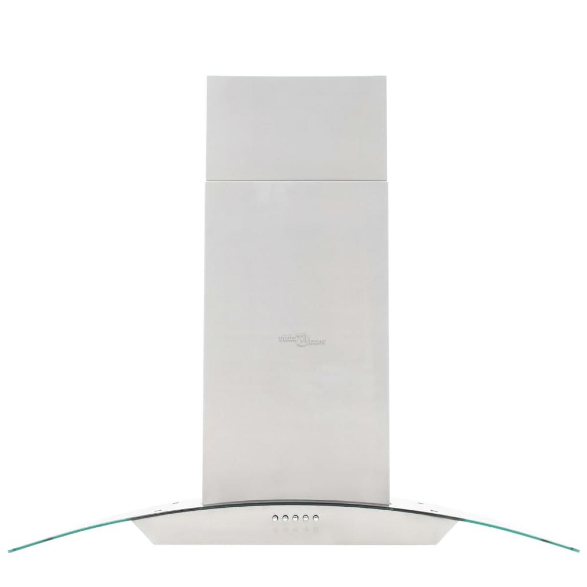Campana extractora de techo 90 cm acero inoxidable 756 m³/h LED