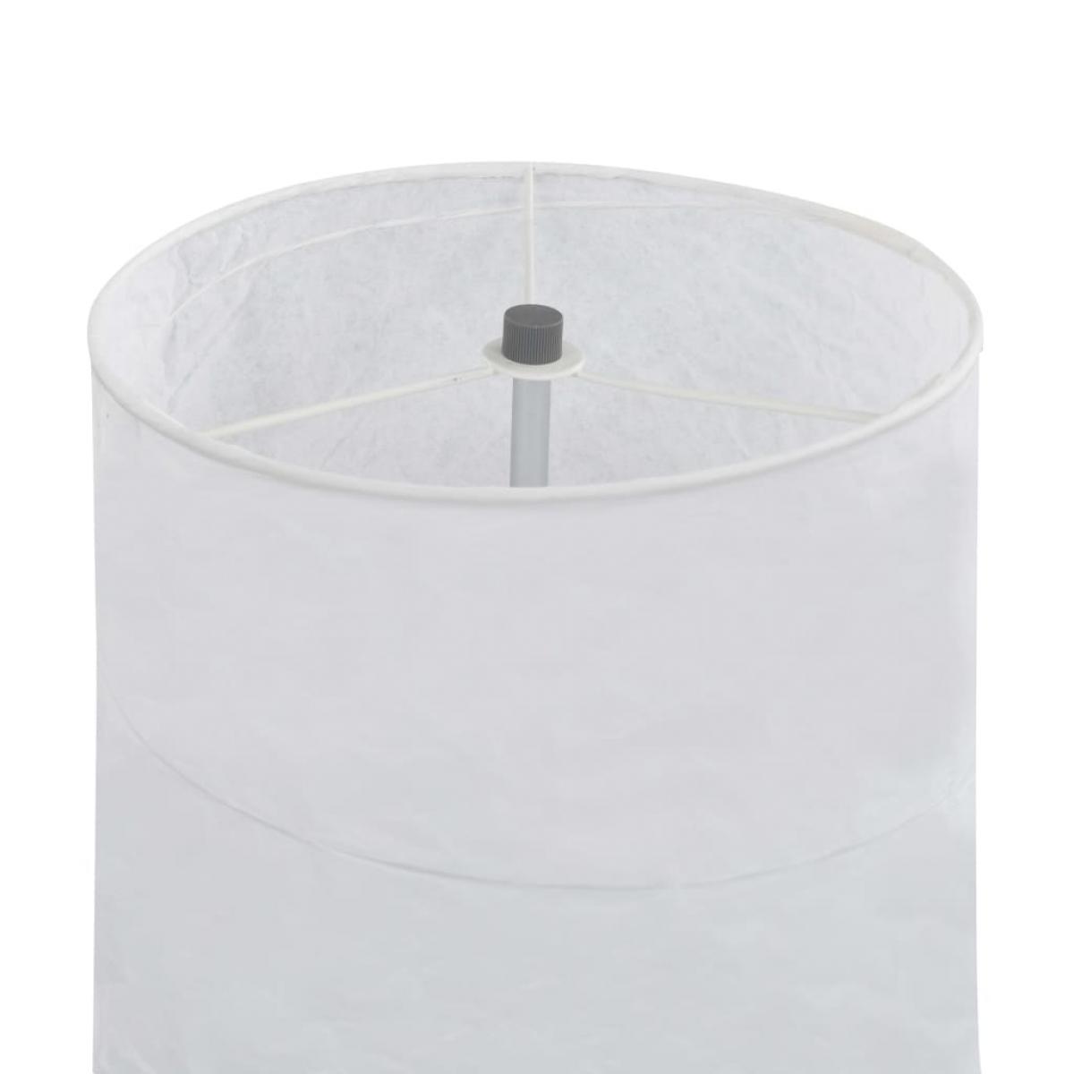Lámpara de pie con soporte blanco E27 121 cm