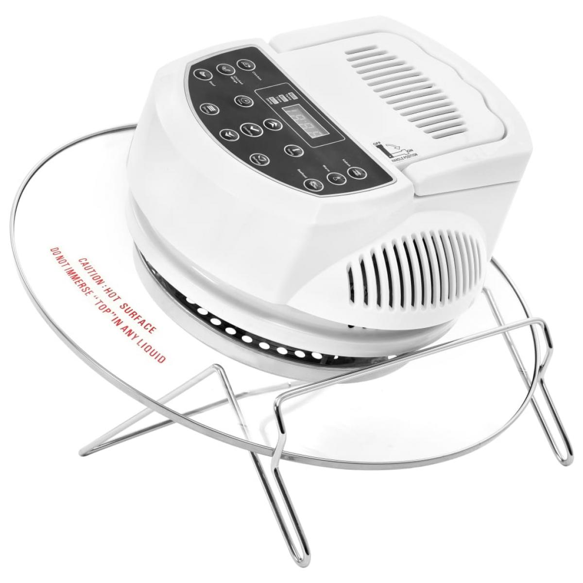 Horno convección halógeno anillo extensión temporizador 1400 W