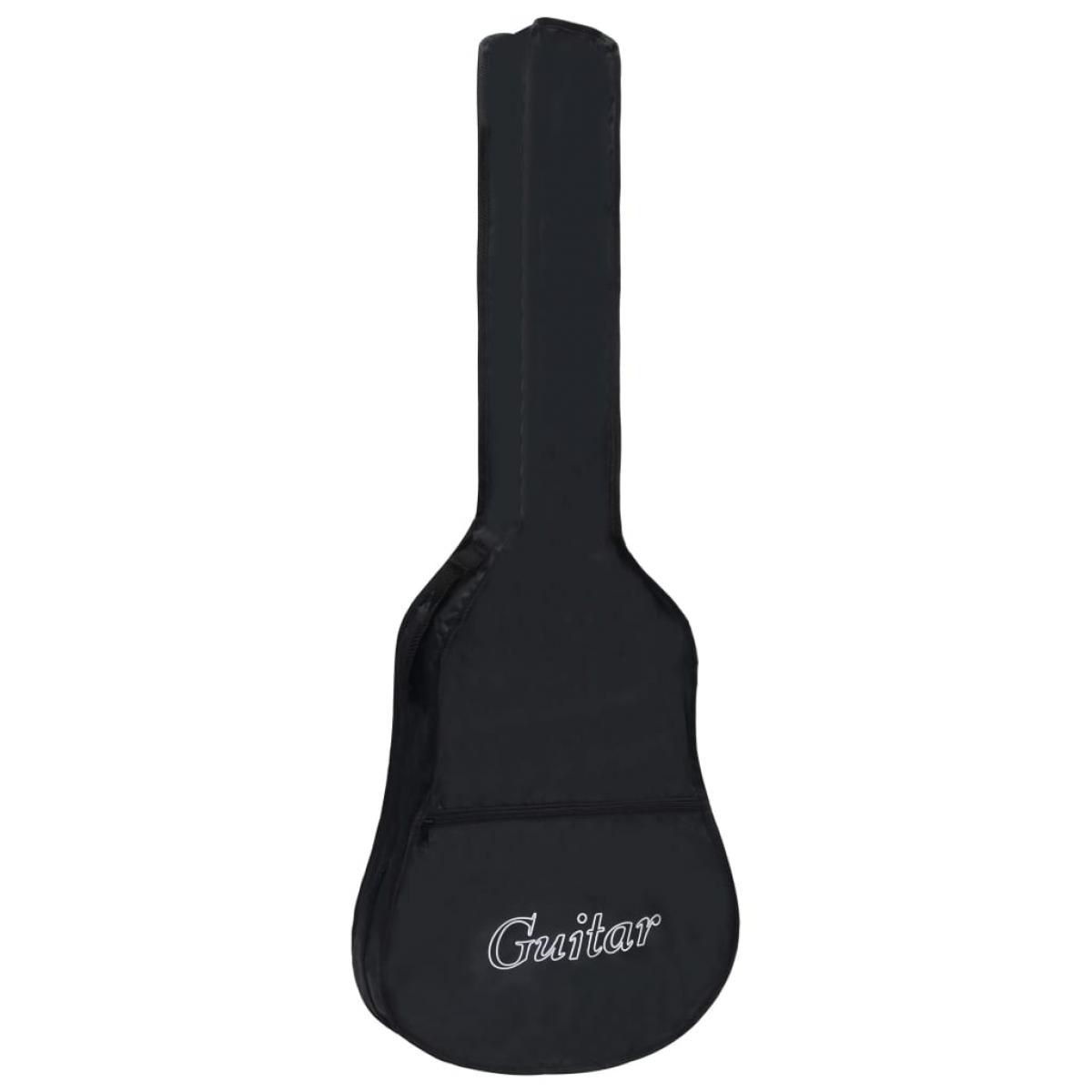 Funda para guitarra clásica 4/4 tela negro 100x37 cm