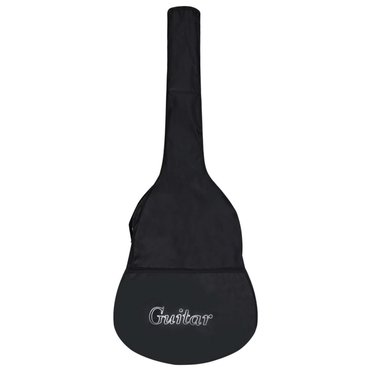 Funda para guitarra clásica 4/4 tela negro 100x37 cm