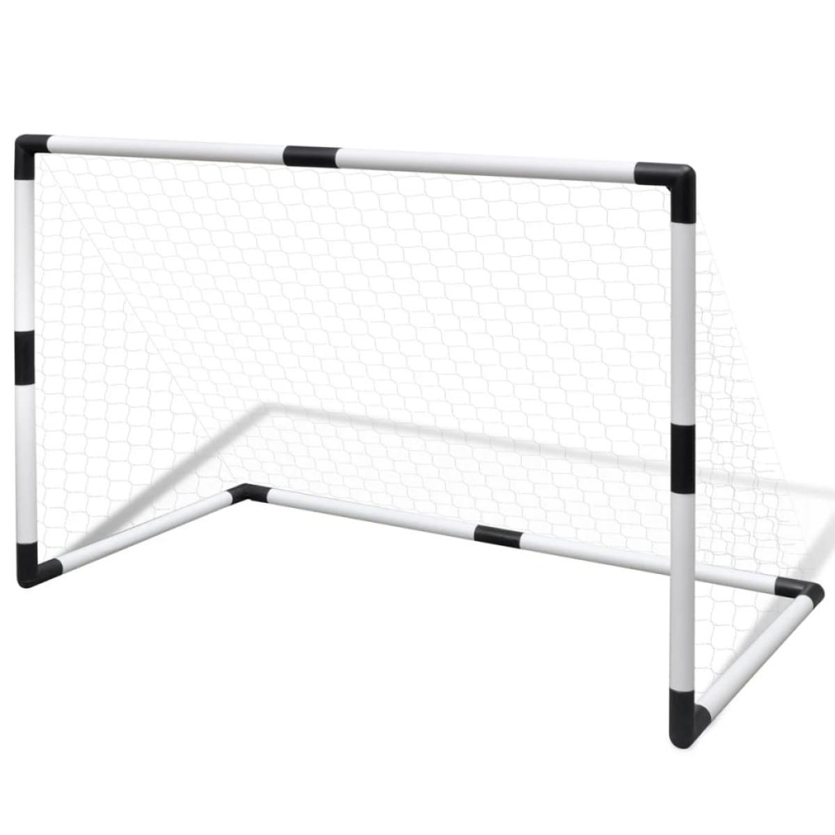 Set de porterías de fútbol mini 2 uds para niños 91,5x48x61 cm