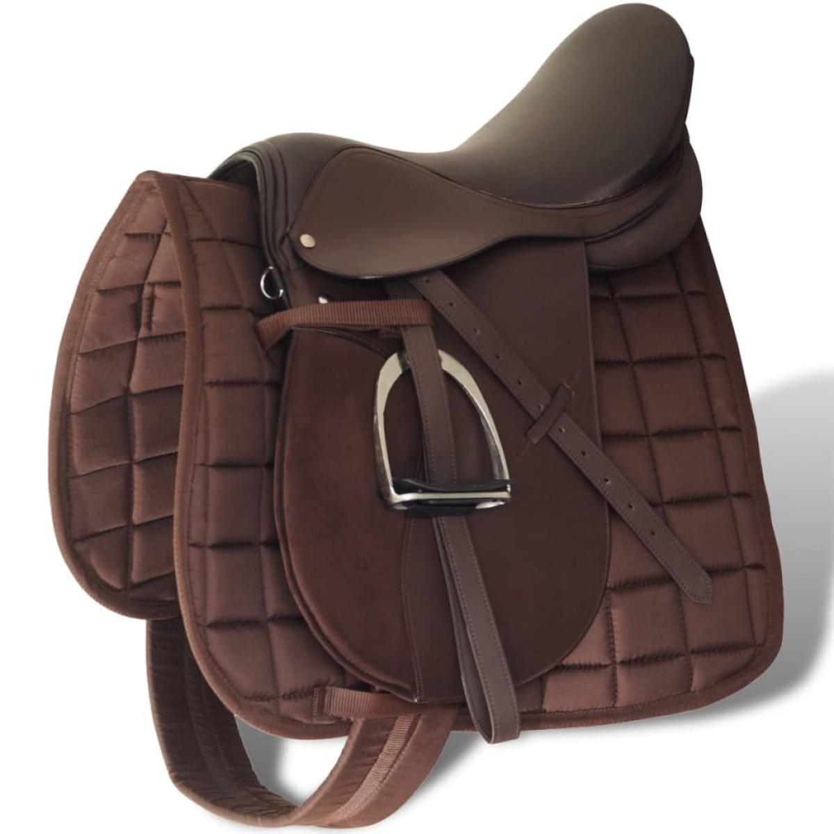 Set de montura de caballo de 17.5