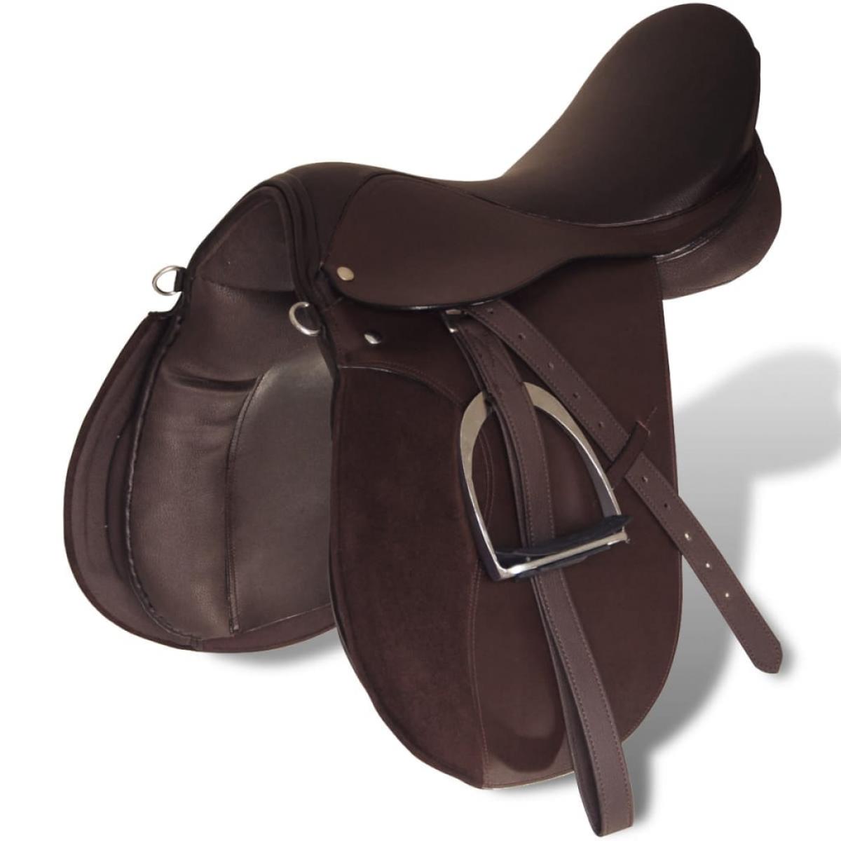 Set de montura de caballo de 17.5