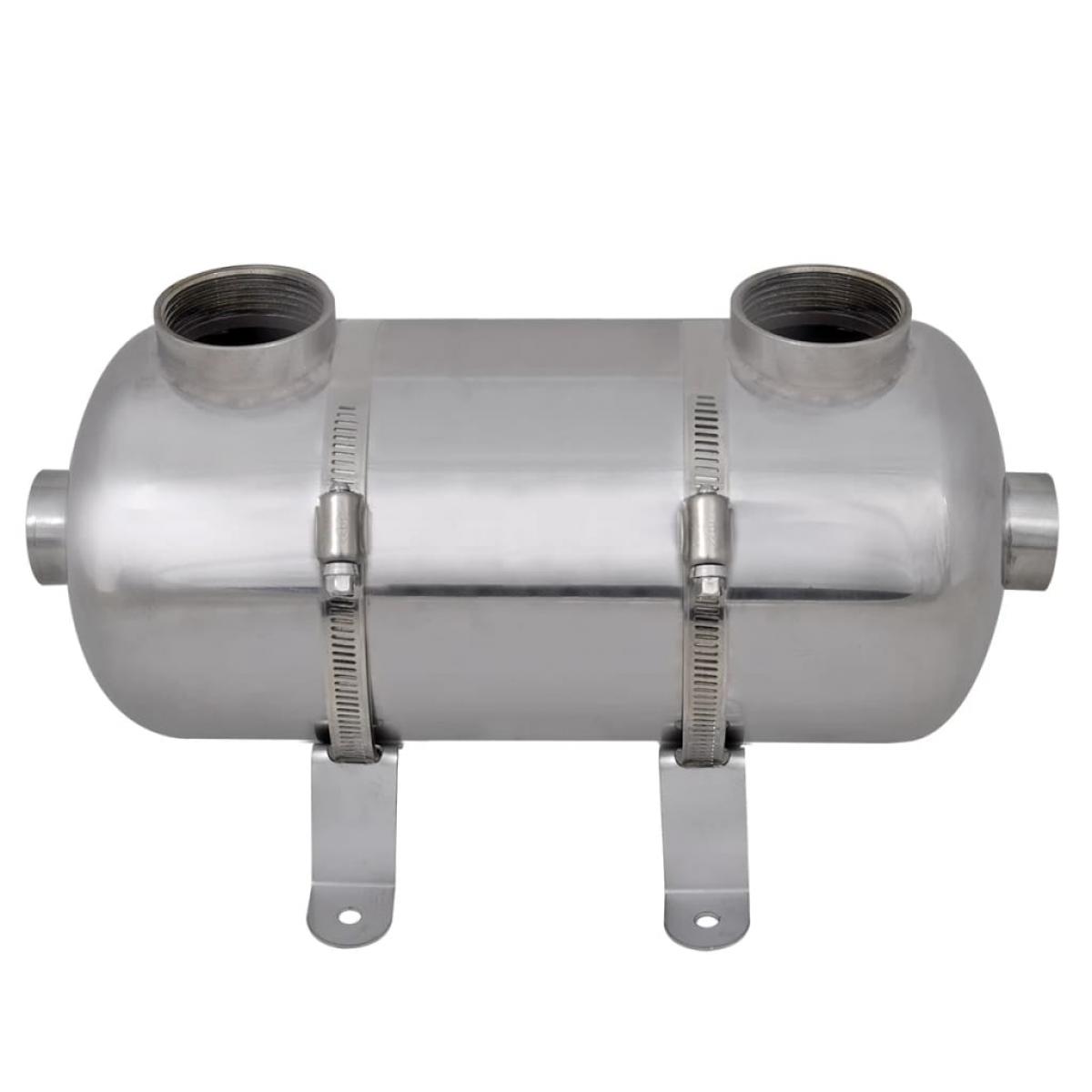 Intercambiador de calor para piscina, 355 x 134 mm, 40 kW