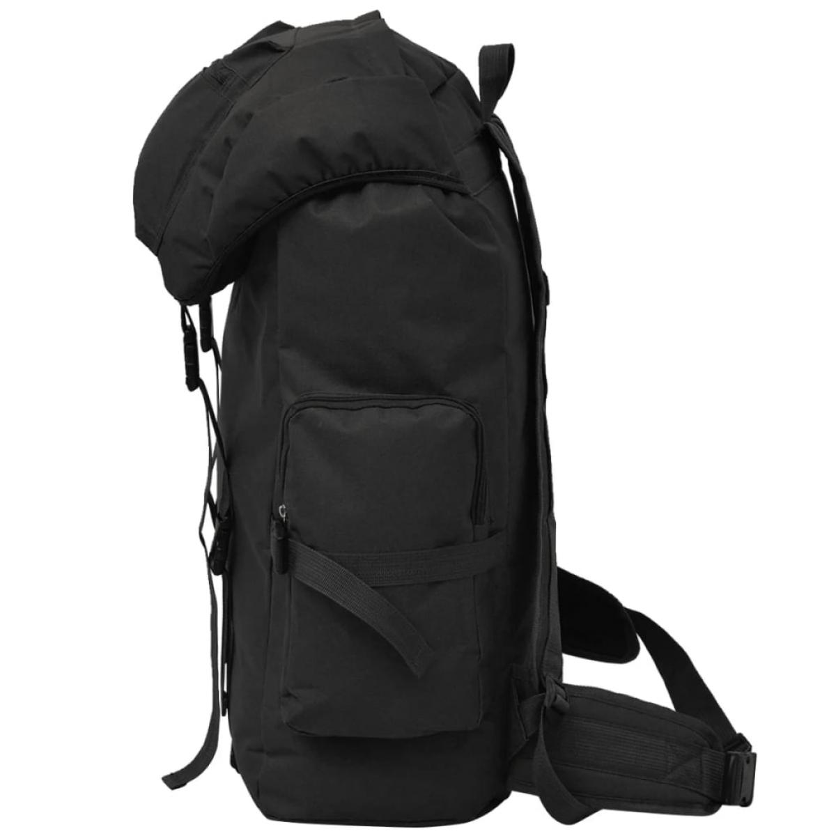 Mochila militar 65 L negra