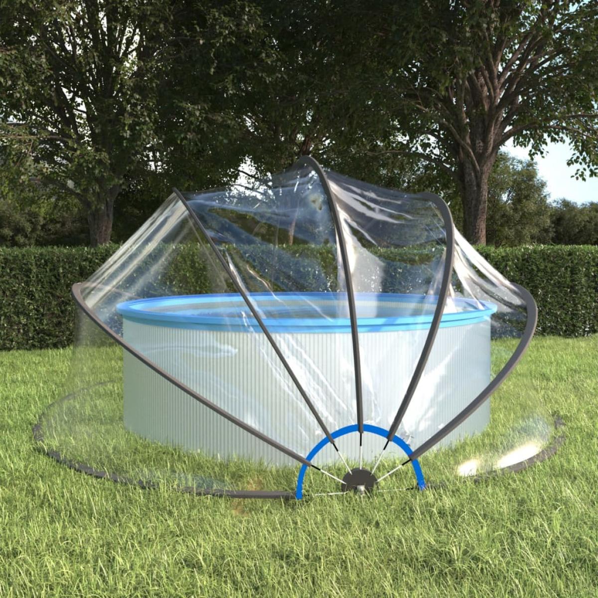 Cubierta capota de piscina 500x250 cm