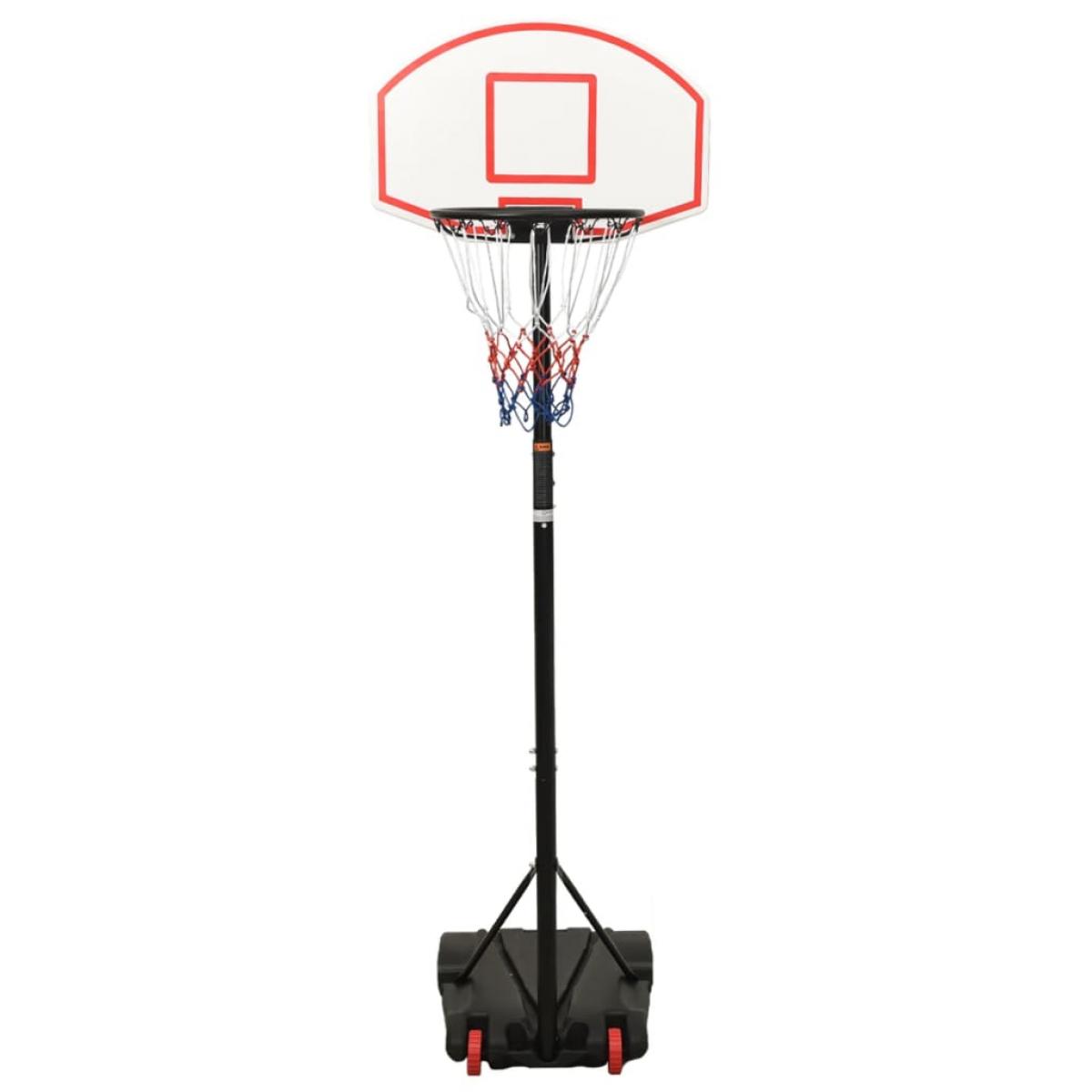 Canasta de baloncesto polietileno blanco 216-250 cm