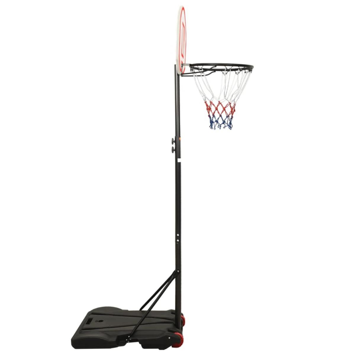 Canasta de baloncesto polietileno blanco 216-250 cm
