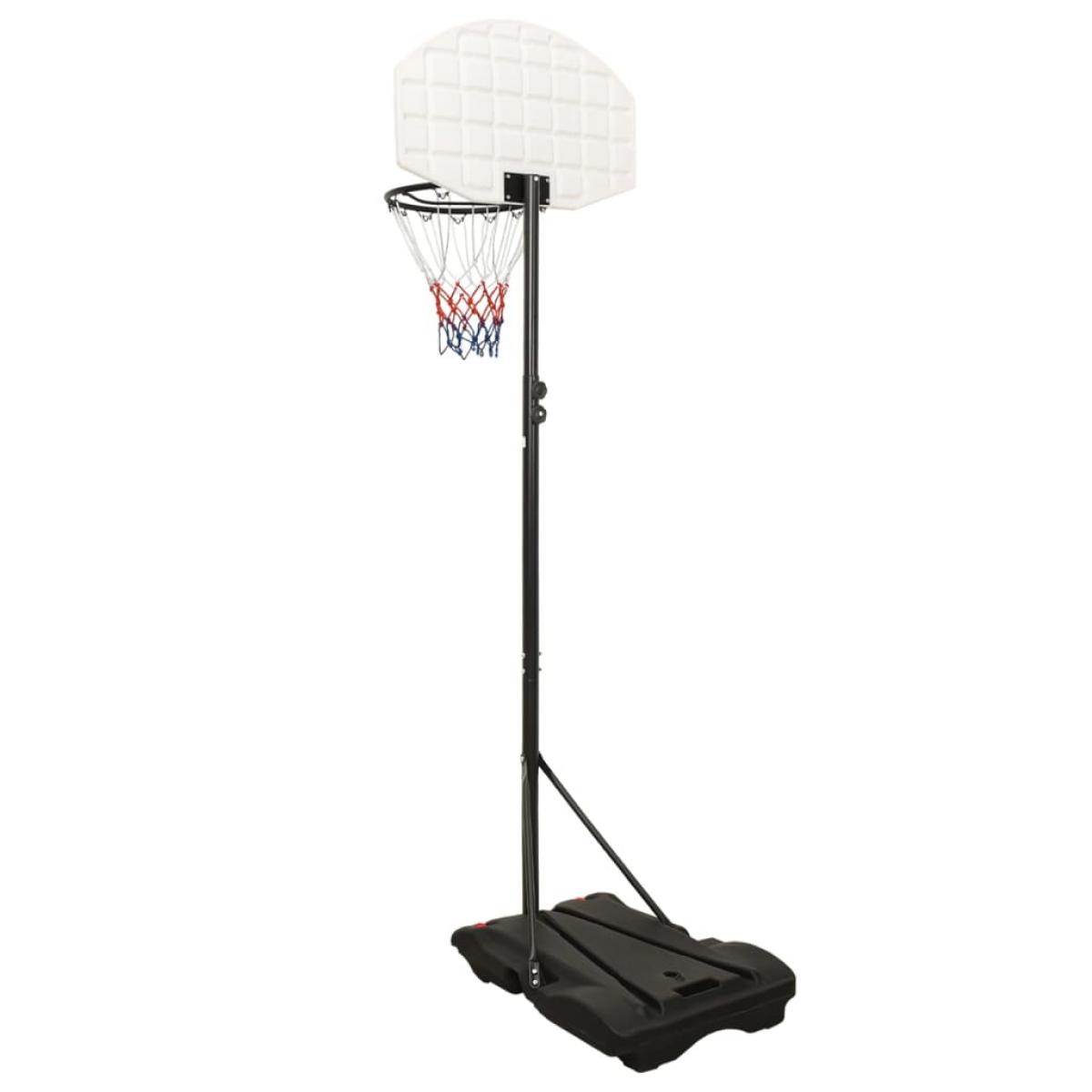 Canasta de baloncesto polietileno blanco 216-250 cm