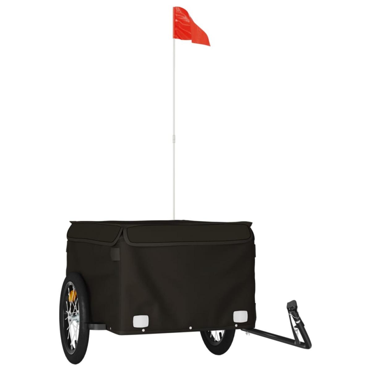 Remolque para bicicleta hierro negro 45 kg