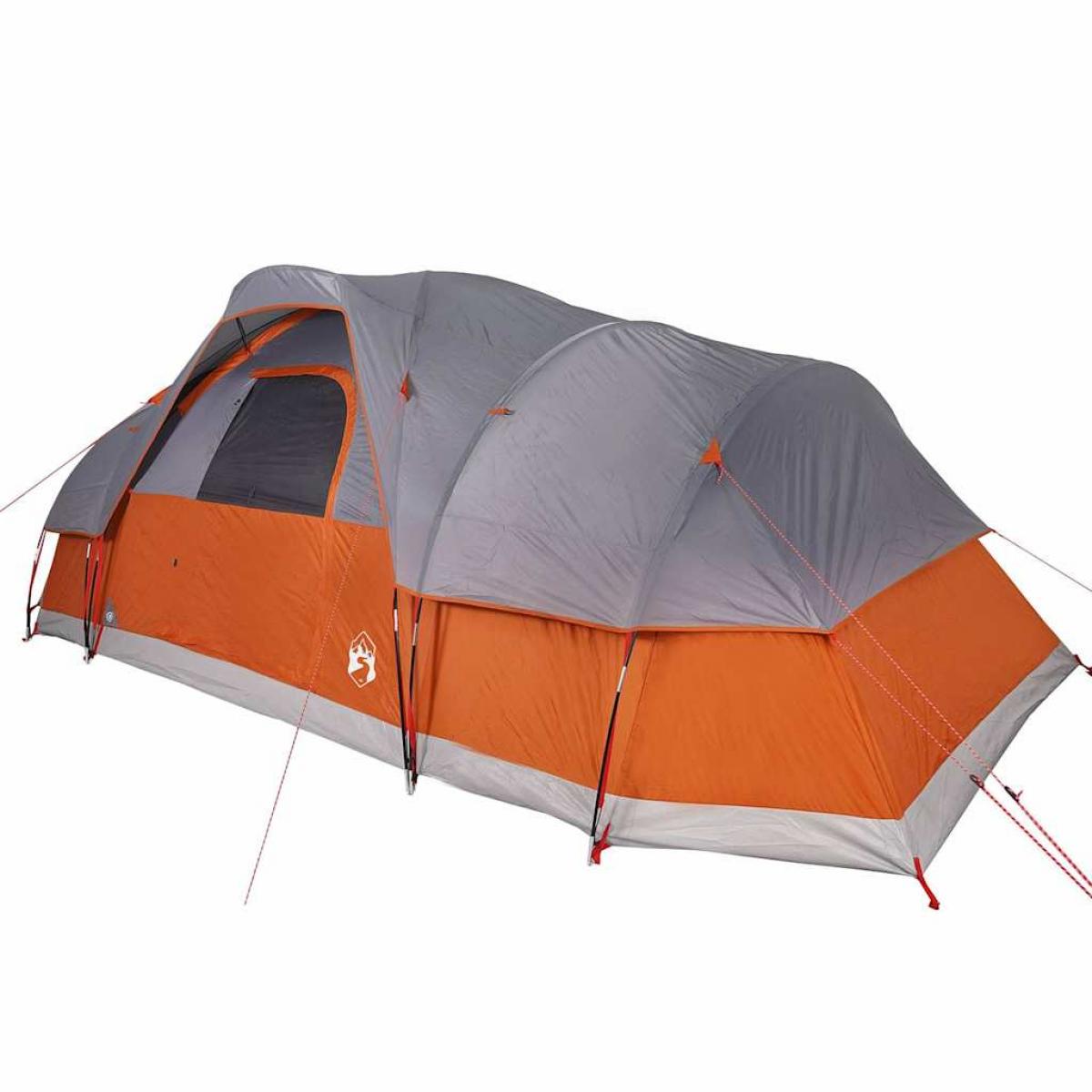 Tienda de campaña familiar iglú 11 personas impermeable naranja