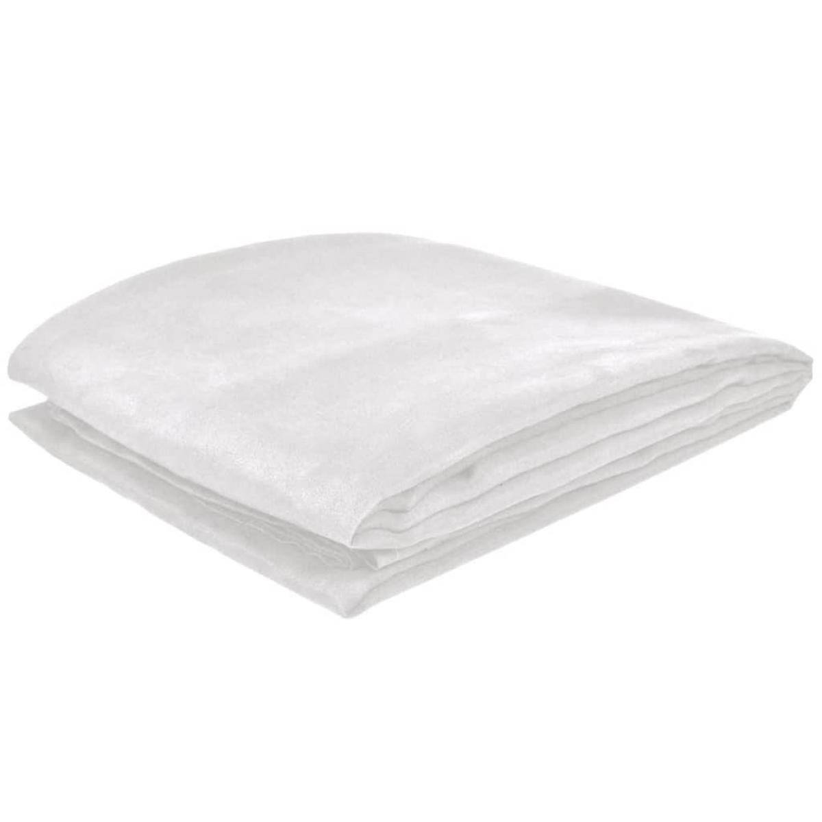 Funda para sofá de micro-gamuza color crema 270x350 cm