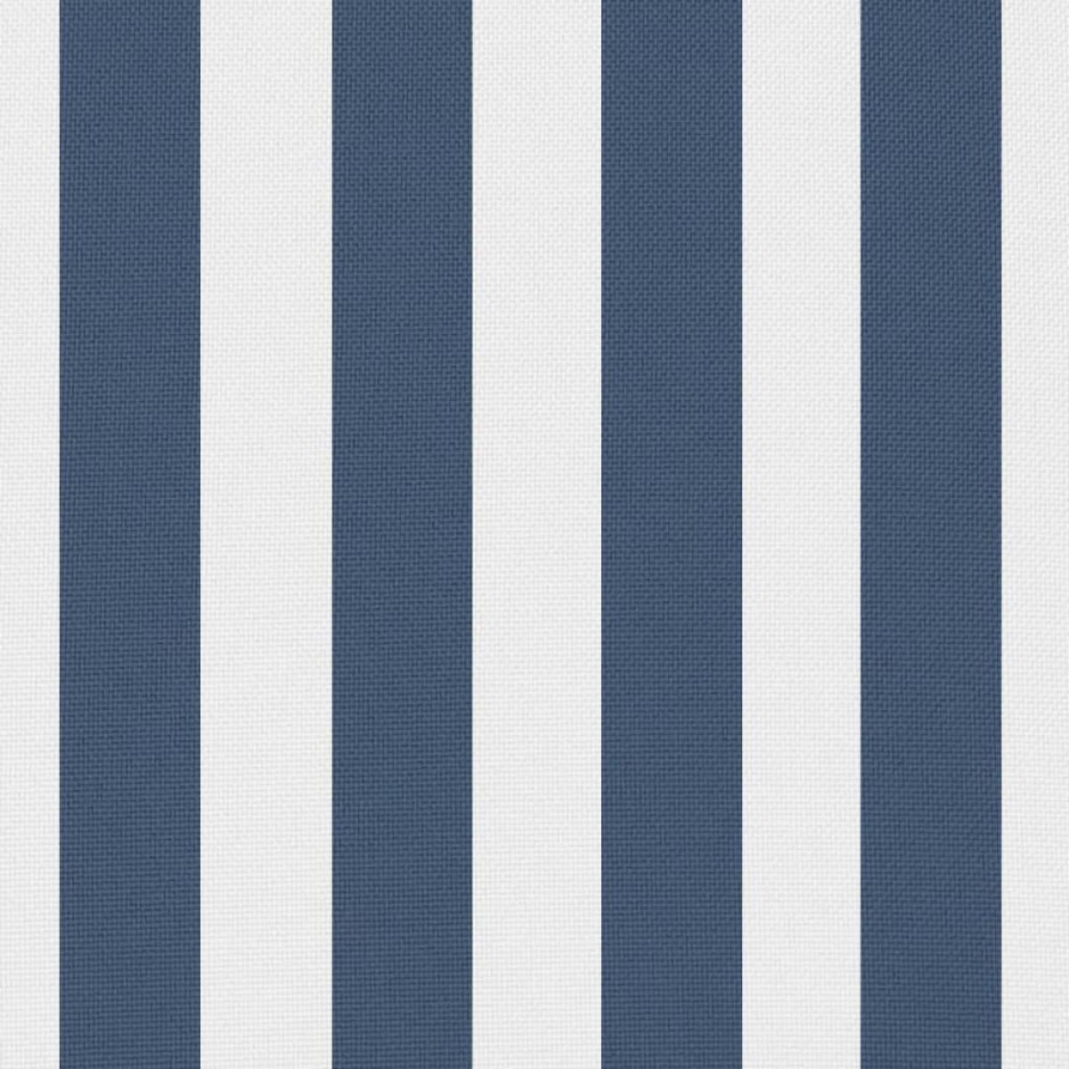 Cojines para exterior a rayas 45x45 cm azul marino 2 unidades