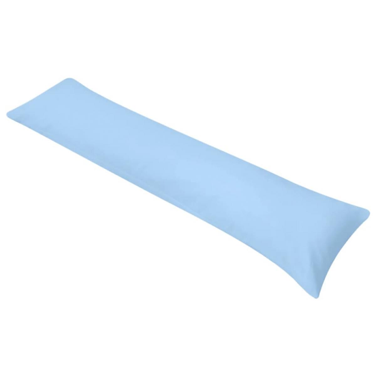 Almohada corporal para dormir de lado 40x145 cm azul