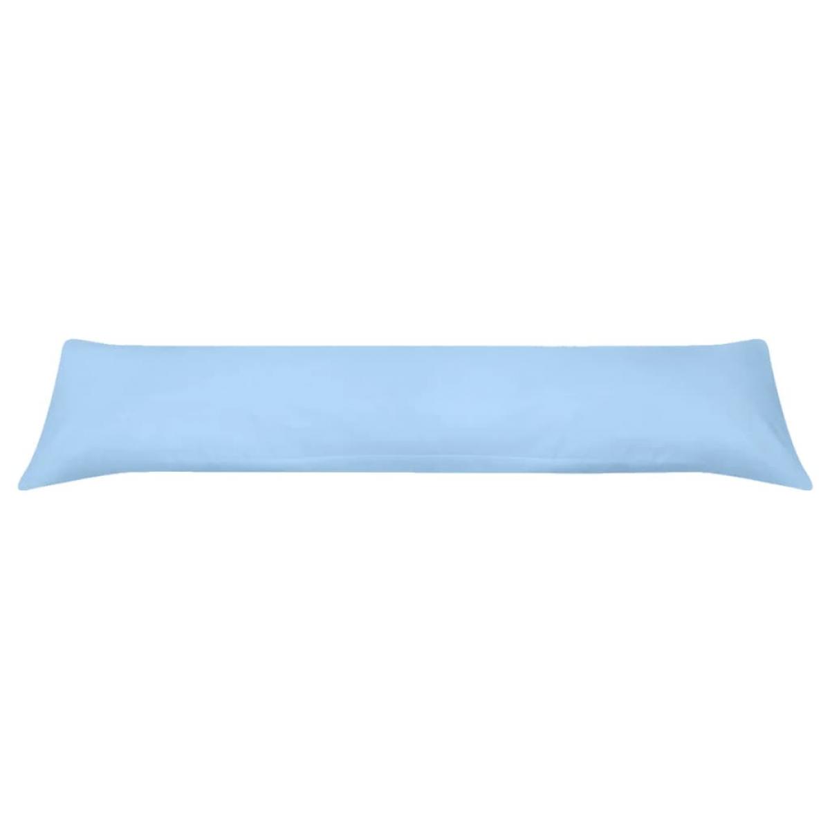Almohada corporal para dormir de lado 40x145 cm azul
