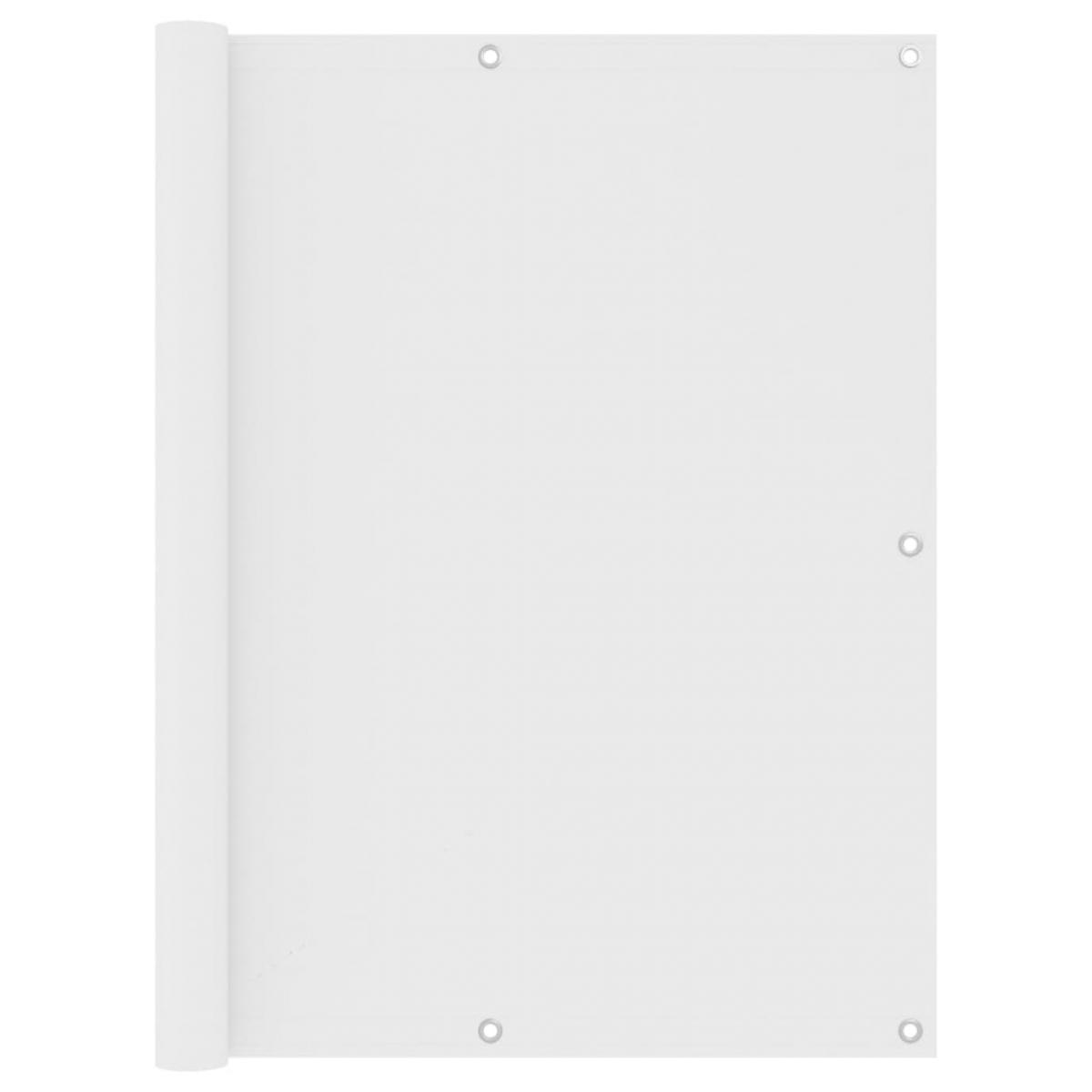 Toldo para balcón tela oxford blanco 120x300 cm