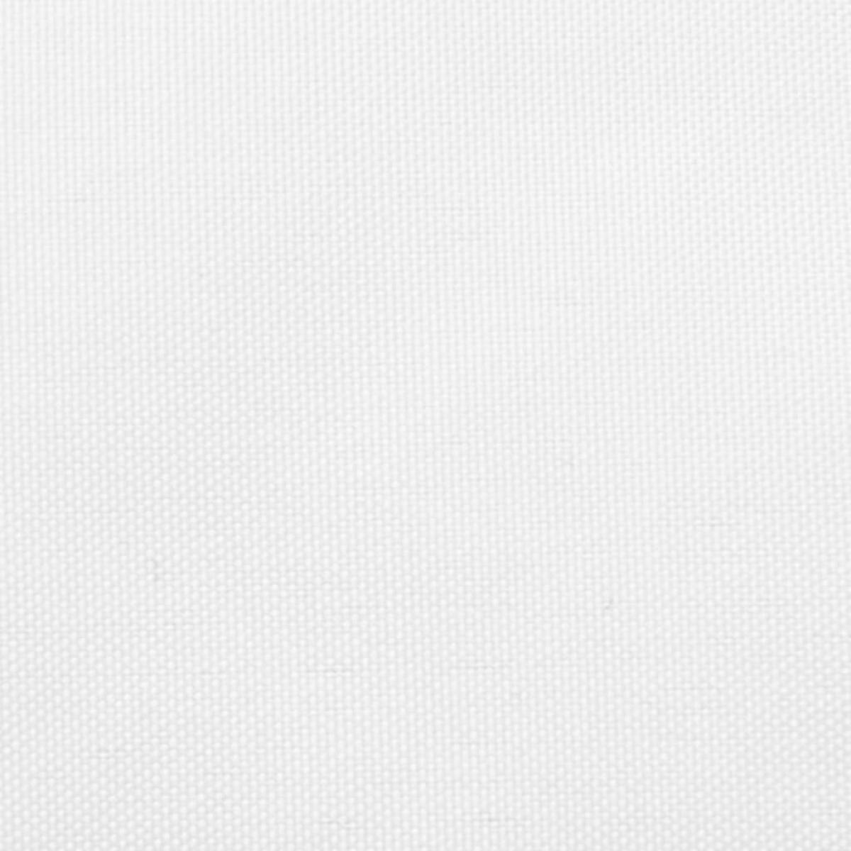 Toldo de vela trapezoidal de tela oxford blanco 3/5x4 m
