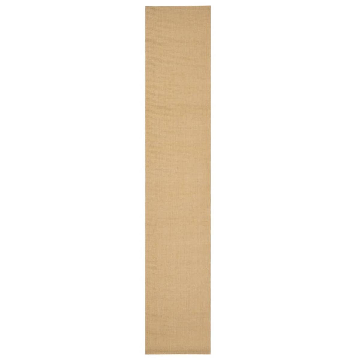 Alfombra de sisal natural 66x350 cm