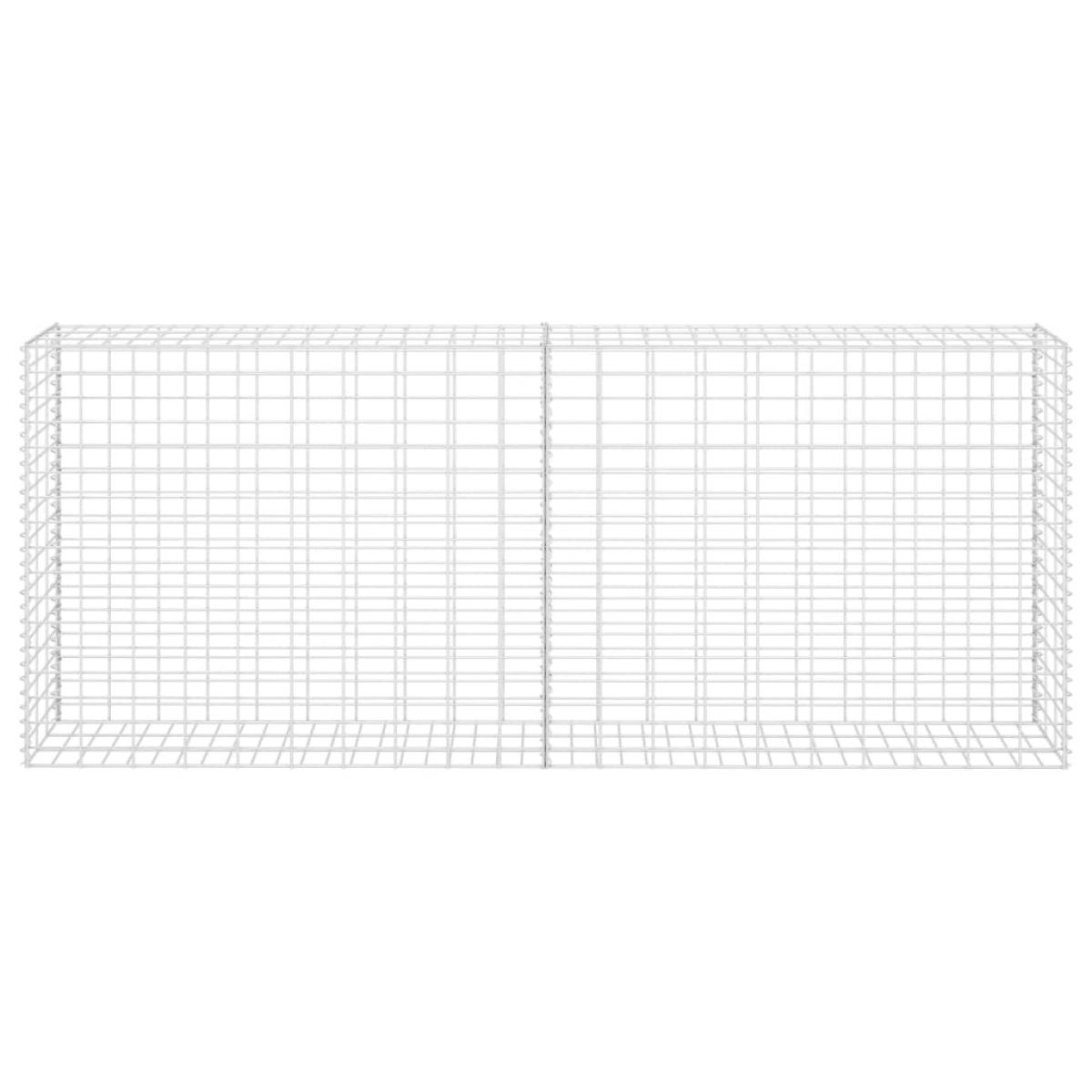 Cesta de gaviones de acero galvanizado 85x30x200 cm