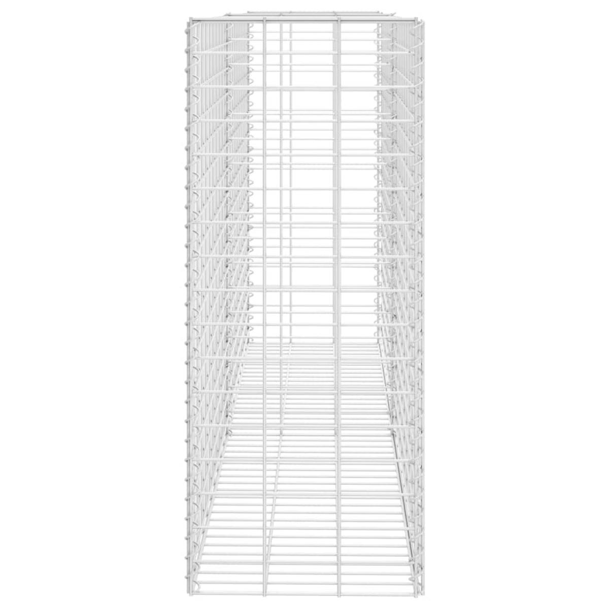 Cesta de gaviones de acero galvanizado 85x30x200 cm