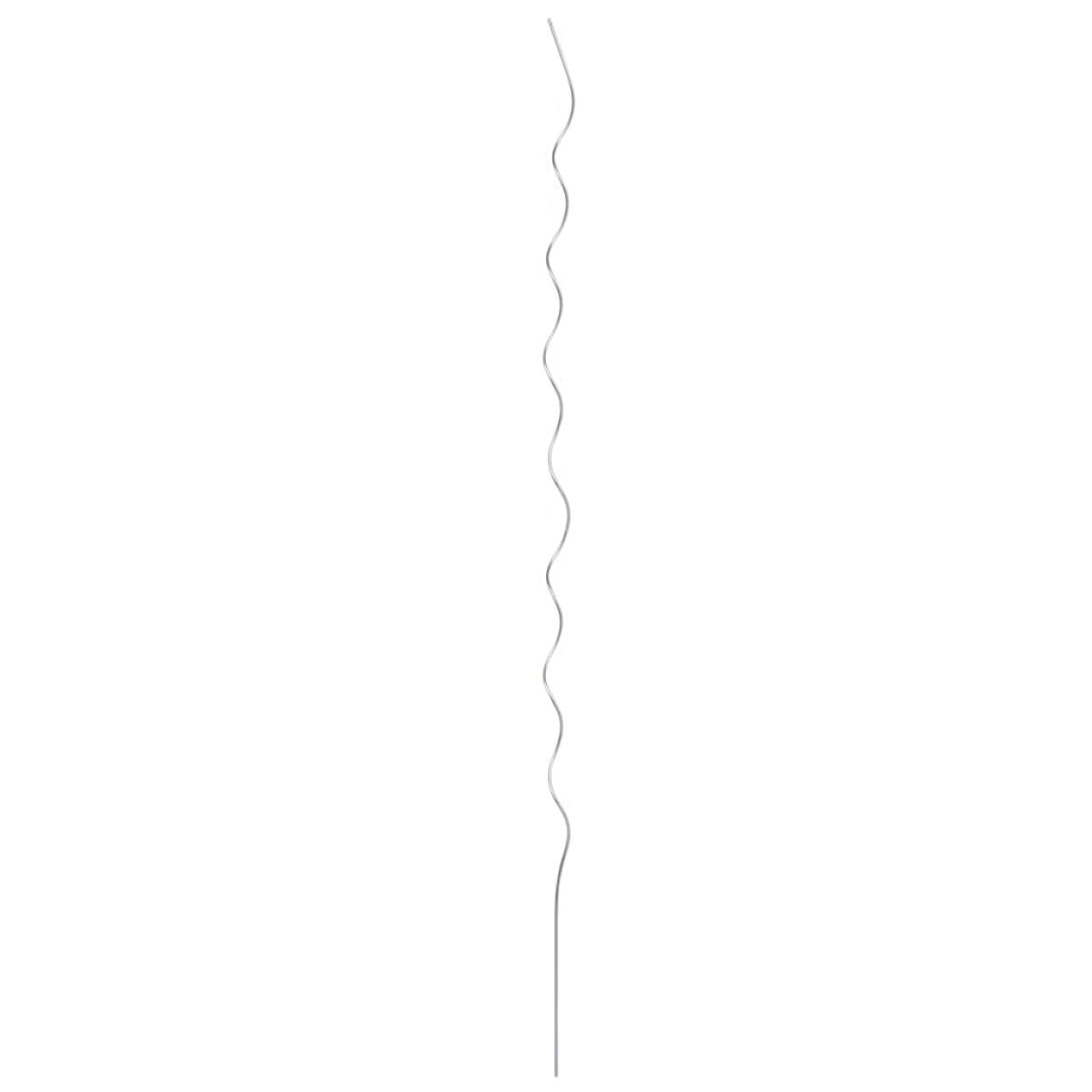 Soporte para planta espiral 5 unidades 170 cm acero galvanizado
