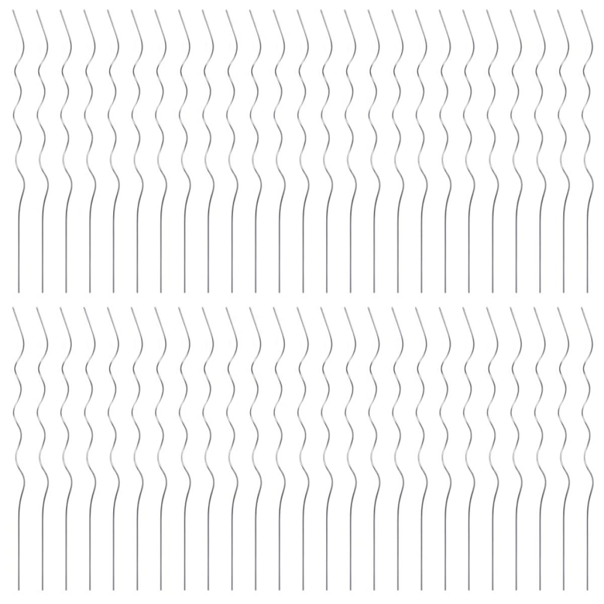 Soporte para planta espiral 50 unidades 110cm acero galvanizado