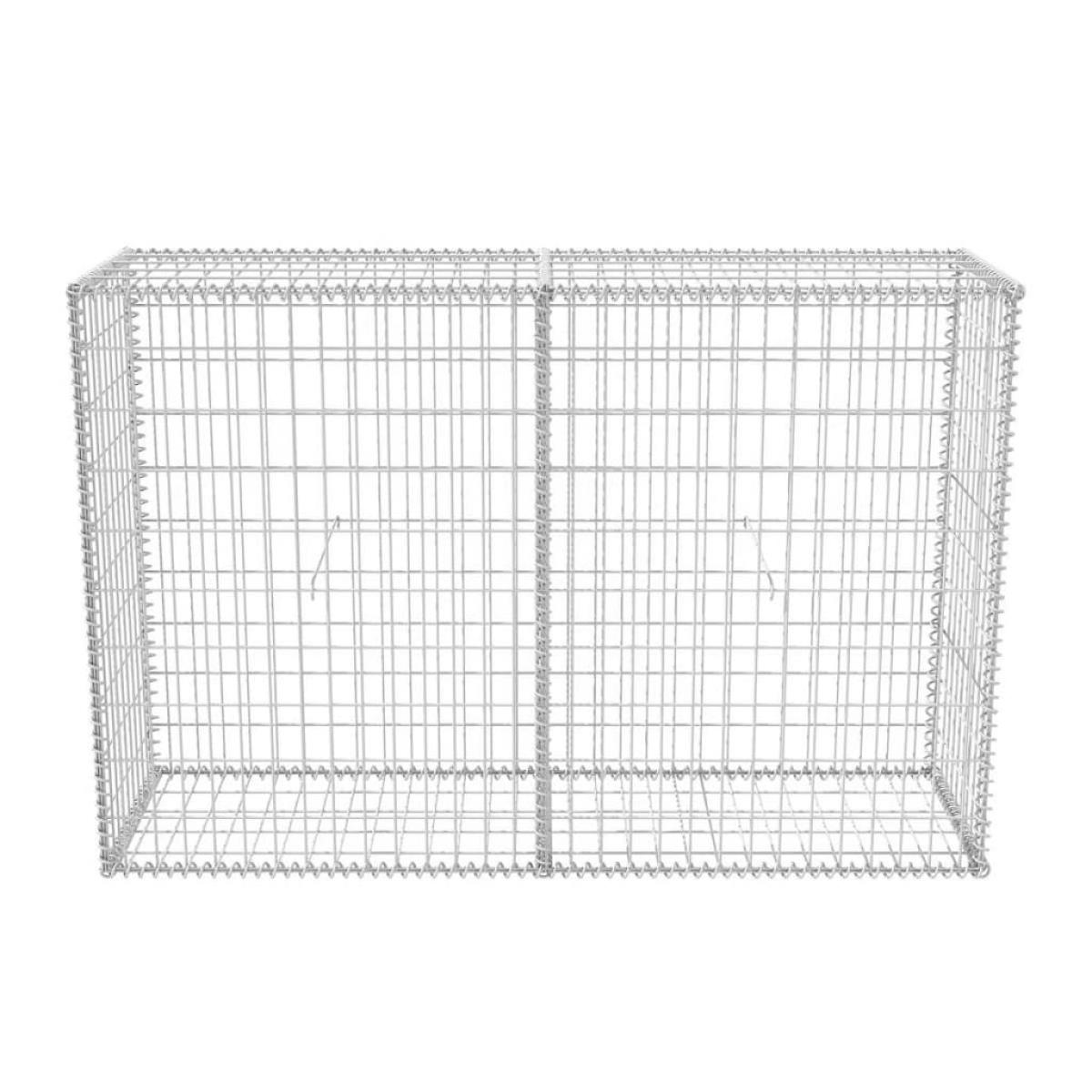 Cesta de muro de gaviones acero galvanizado 150x50x100 cm