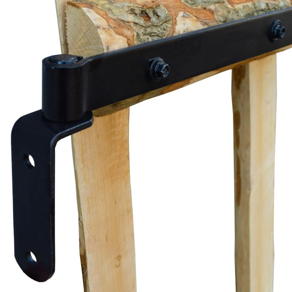 Puerta para valla 100x100 madera de avellano impregnada