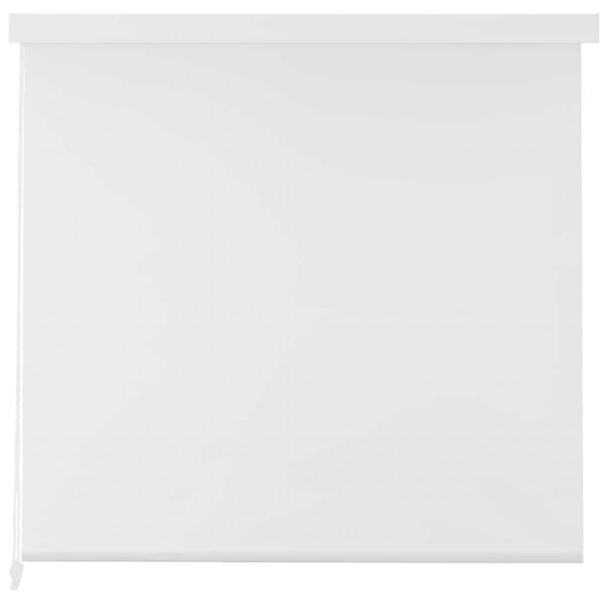 Persiana enrollable de ducha blanco 100x240 cm
