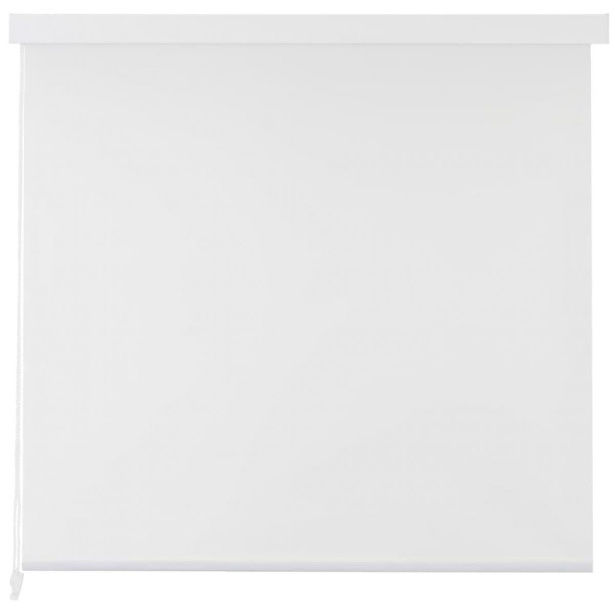 Persiana enrollable de ducha 120x240 cm blanco 