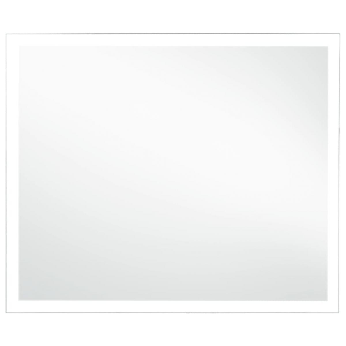 Espejo de pared de baño con LED 80x60 cm