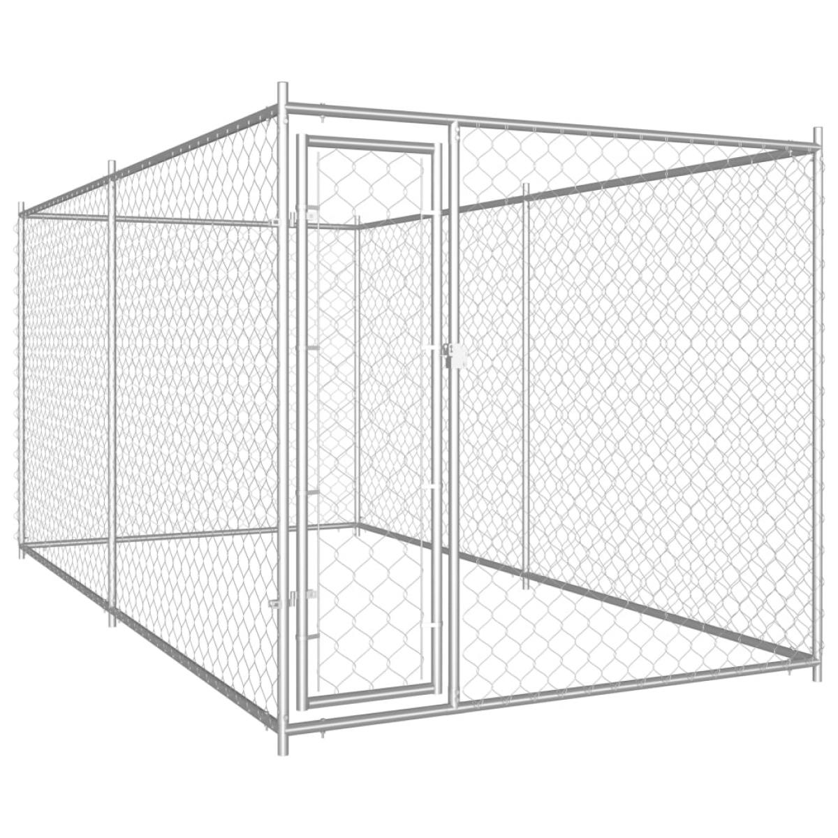 Perrera de exterior 382x192x185 cm