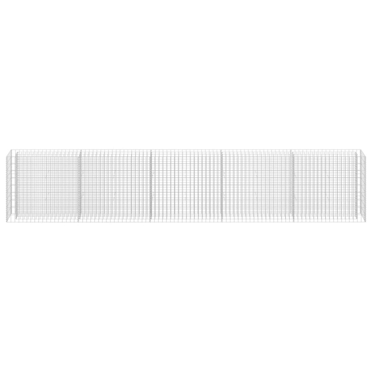 Arriate de gaviones de acero galvanizado 450x30x90 cm