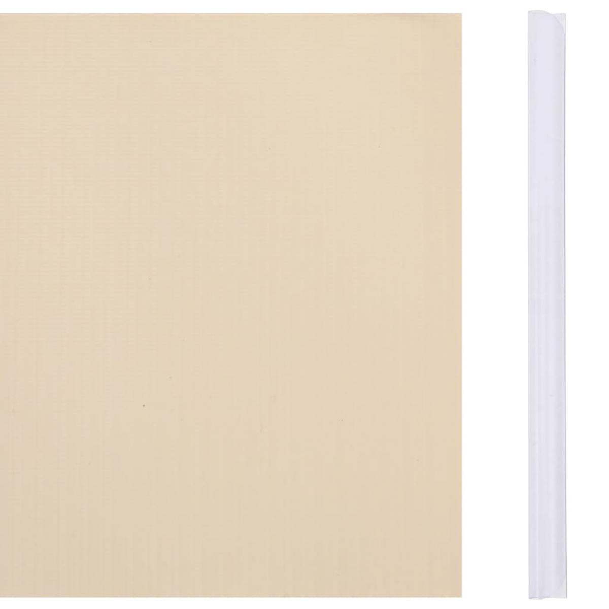 Paneles de privacidad 4 uds PVC crema 35x0,19 m