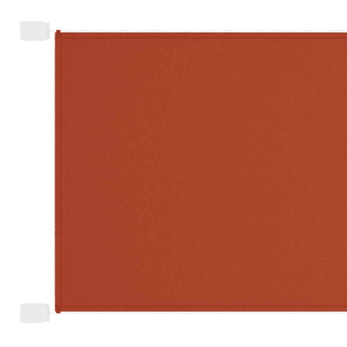Toldo vertical terracota tela oxford 180x1200 cm
