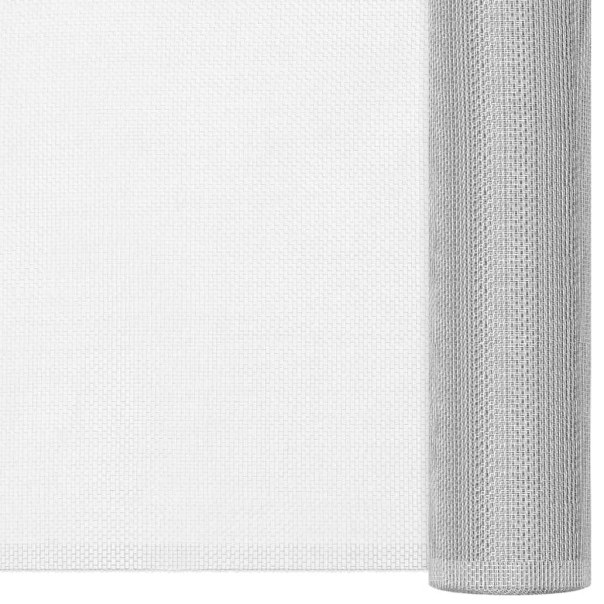 Malla mosquitera de aluminio plateada 60x500 cm