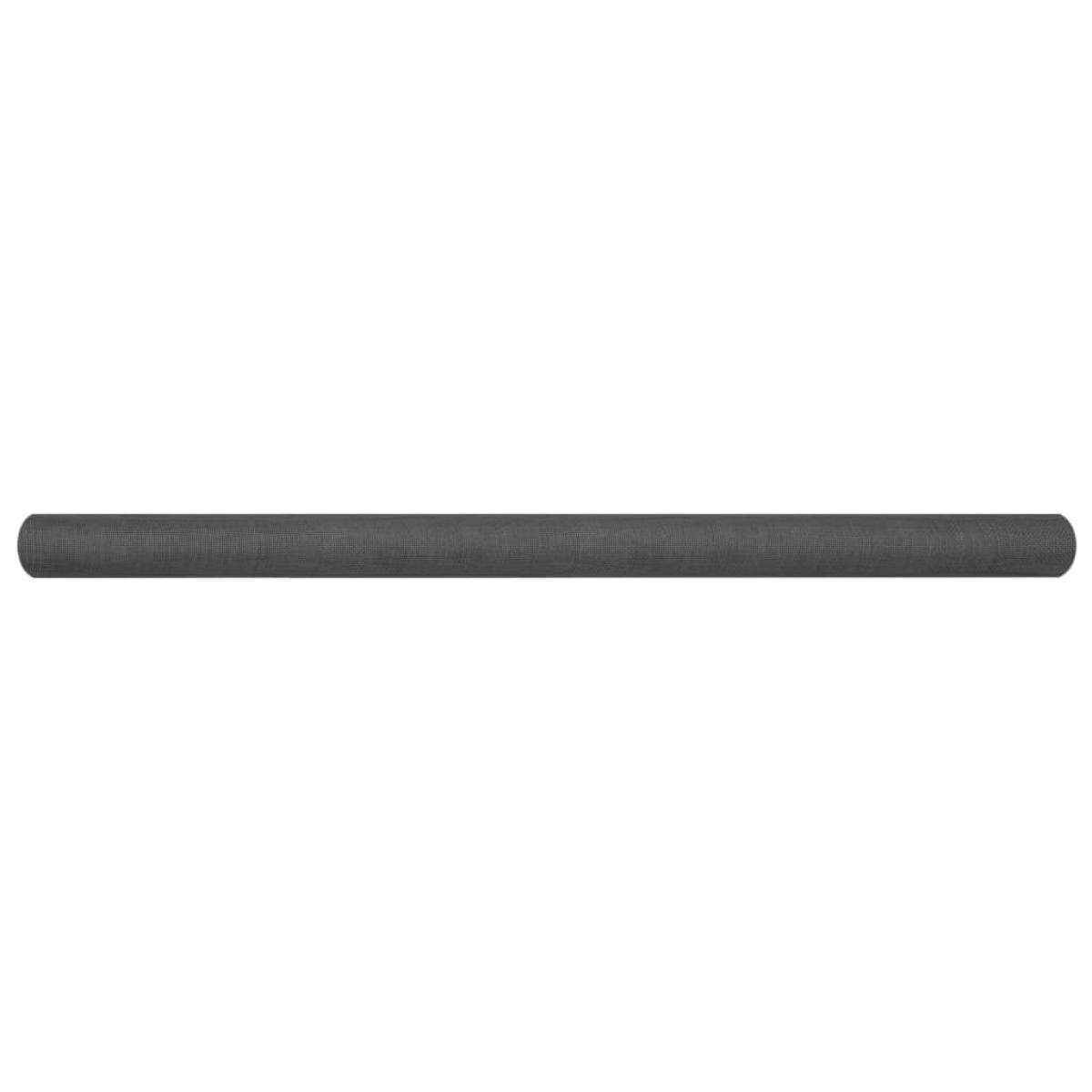 Malla mosquitera de fibra de vidrio negra 80x500 cm