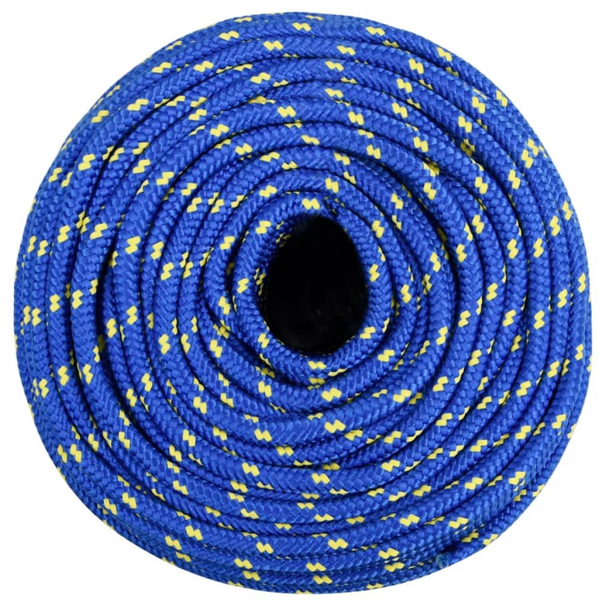 Cuerda de barco polipropileno azul 8 mm 50 m