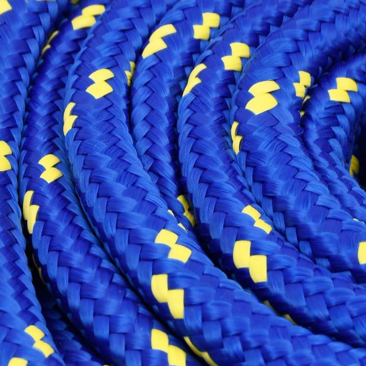 Cuerda de barco polipropileno azul 16 mm 100 m