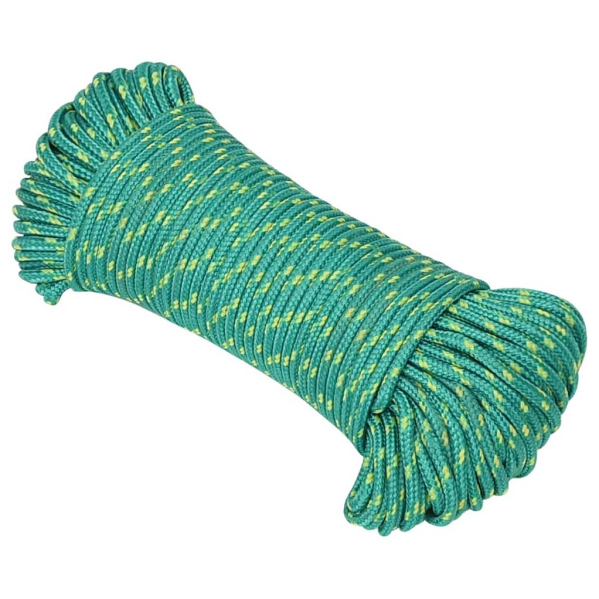 Cuerda de barco polipropileno verde 5 mm 50 m