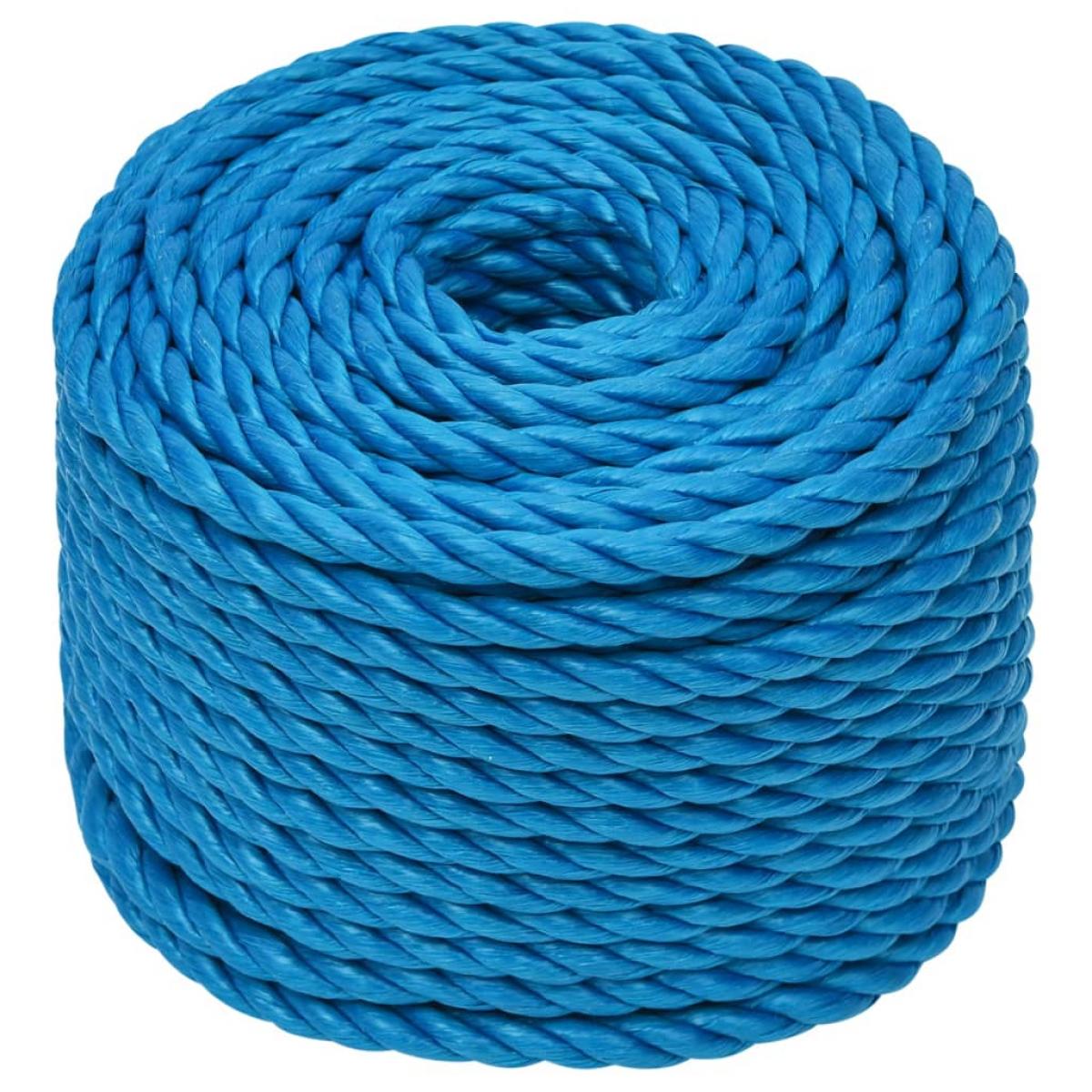 Cuerda de trabajo polipropileno azul 20 mm 50 m