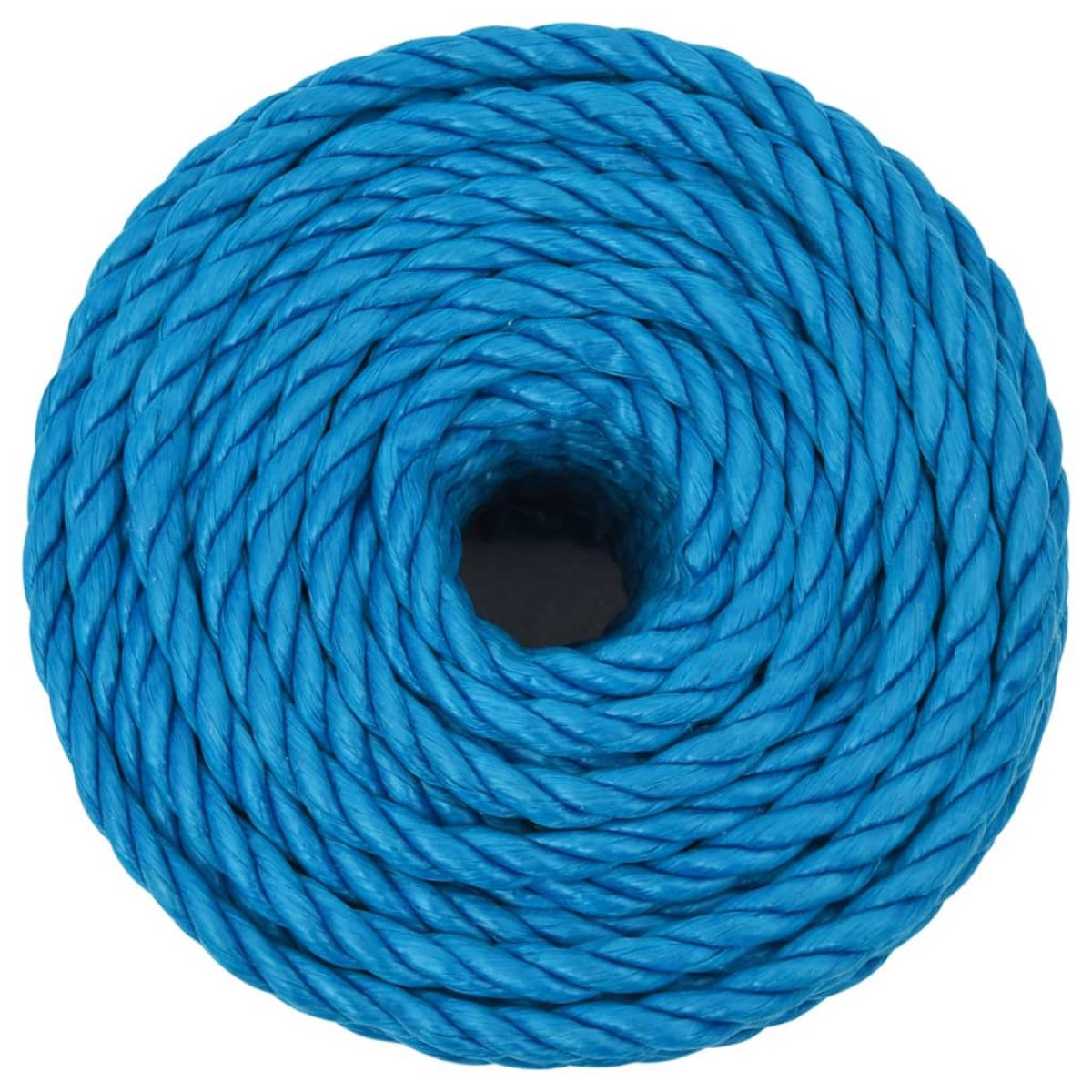 Cuerda de trabajo polipropileno azul 20 mm 50 m
