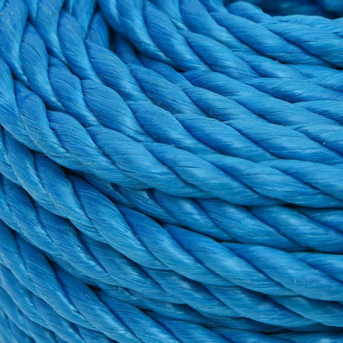 Cuerda de trabajo polipropileno azul 20 mm 50 m