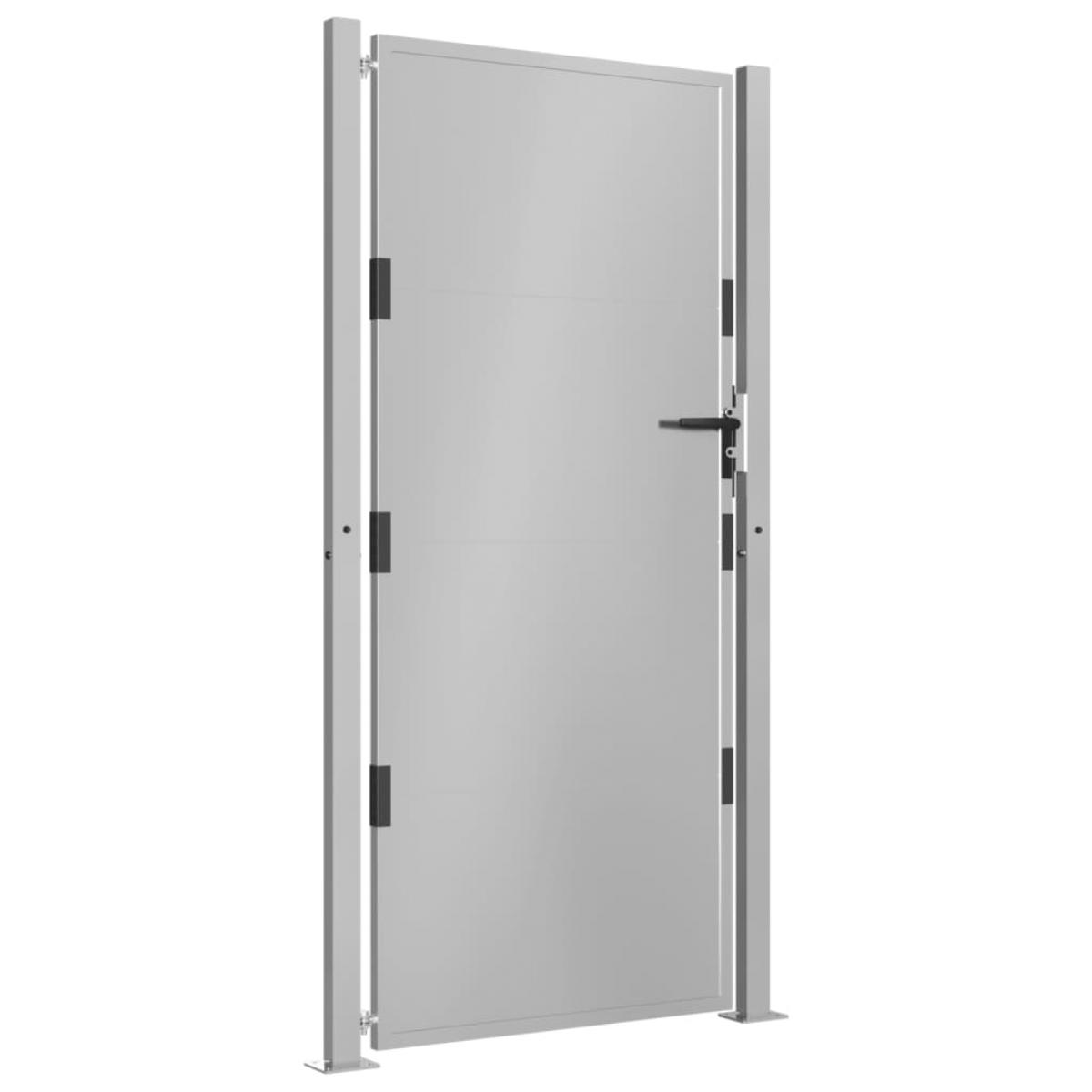 Puerta de jardín acero corten 105x205 cm