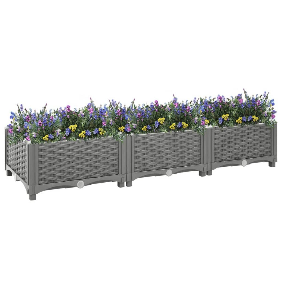 Arriate polipropileno 120x40x23 cm
